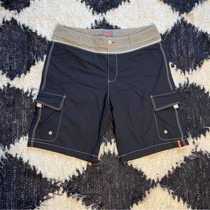 Tommy Bahama RELAX Men's Black Tan Swim Shorts